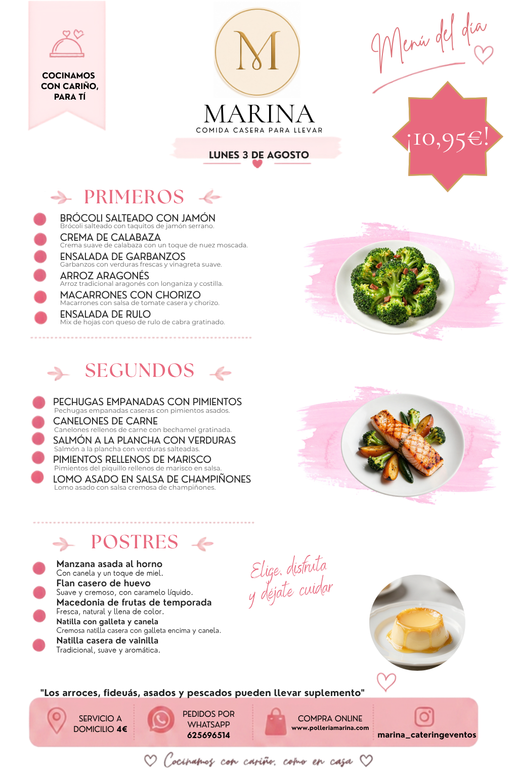 Menú del día