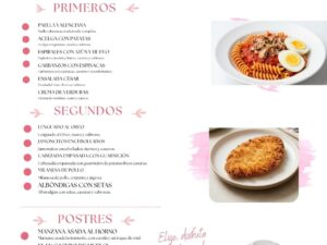 Menú del día