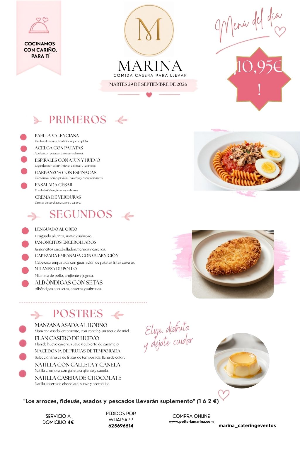 Menú del día