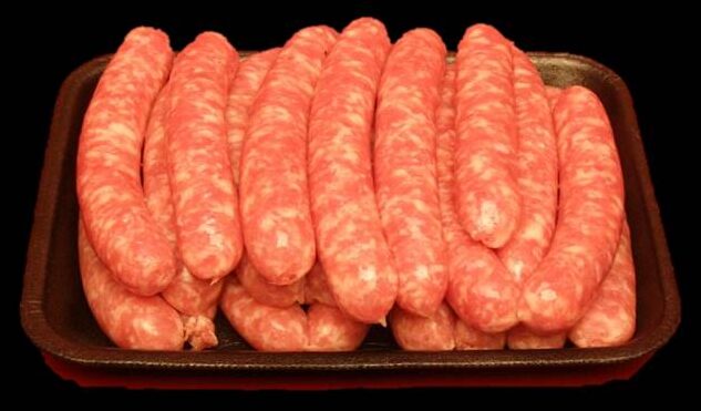 Salchichas de pollo de corral trufadas al brandy